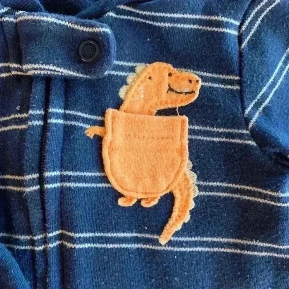 3 MONTHS ~ Carter's Baby Fleece Footed Sleeper Pajamas PJs LOT Of 3 - Picture 13 of 16